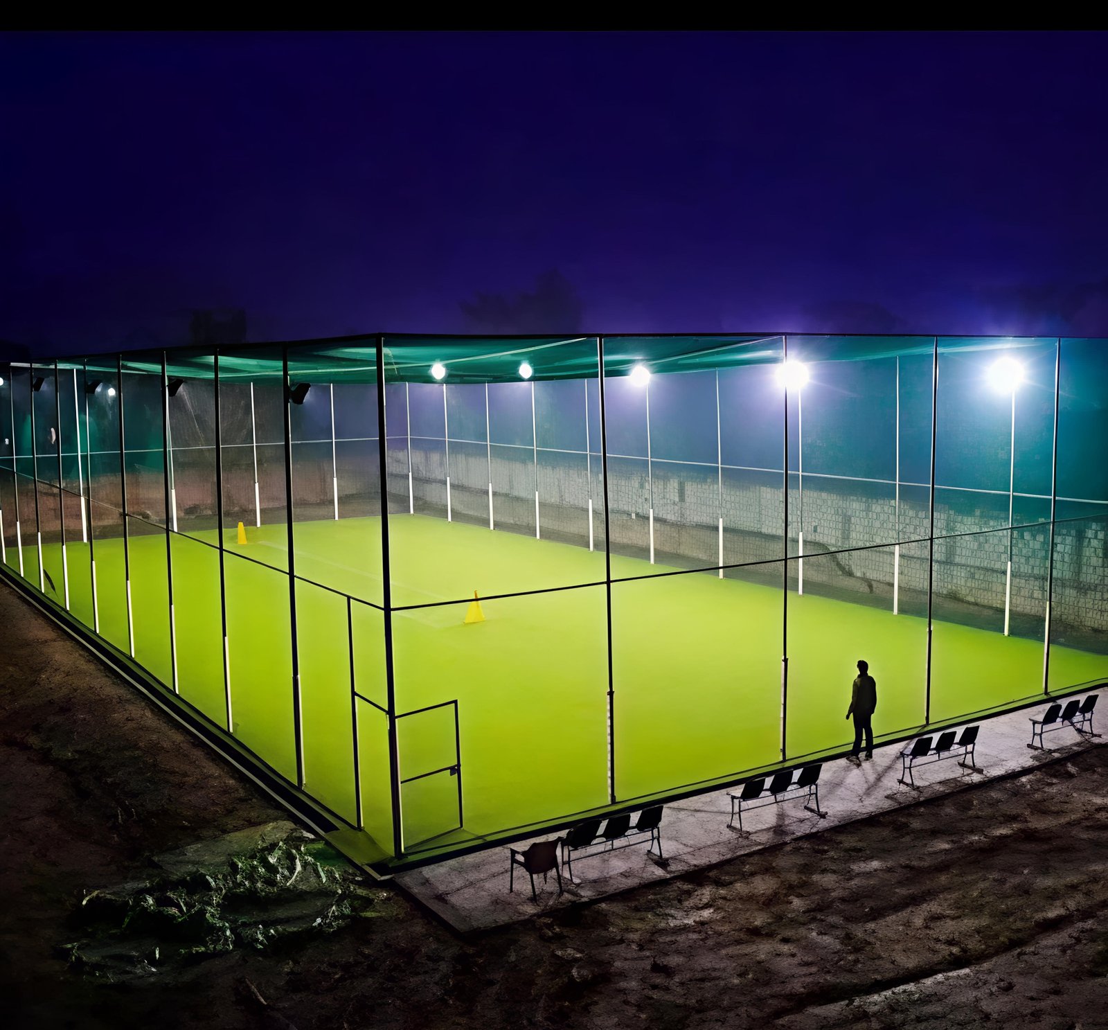 Outdoor Box Cricket Synthetic Turf Arena