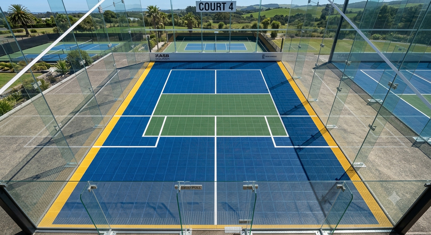 Outdoor Pickleball Court PP Modular Tiles