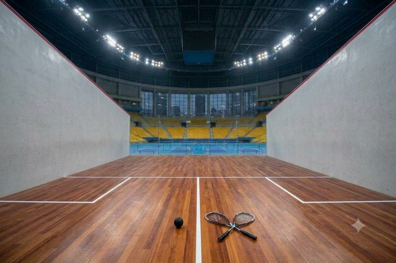 Squash Court Hard Plaster Wall System