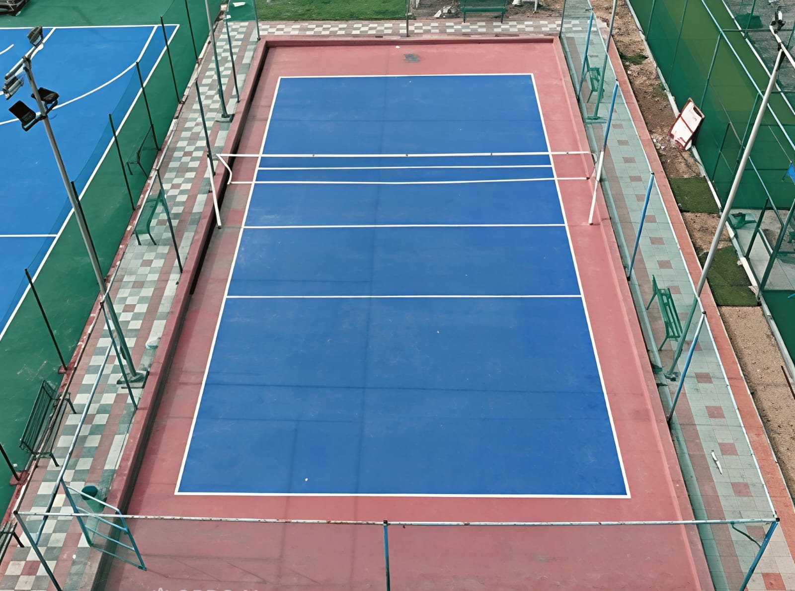 Outdoor Volleyball Court Acrylic Flooring